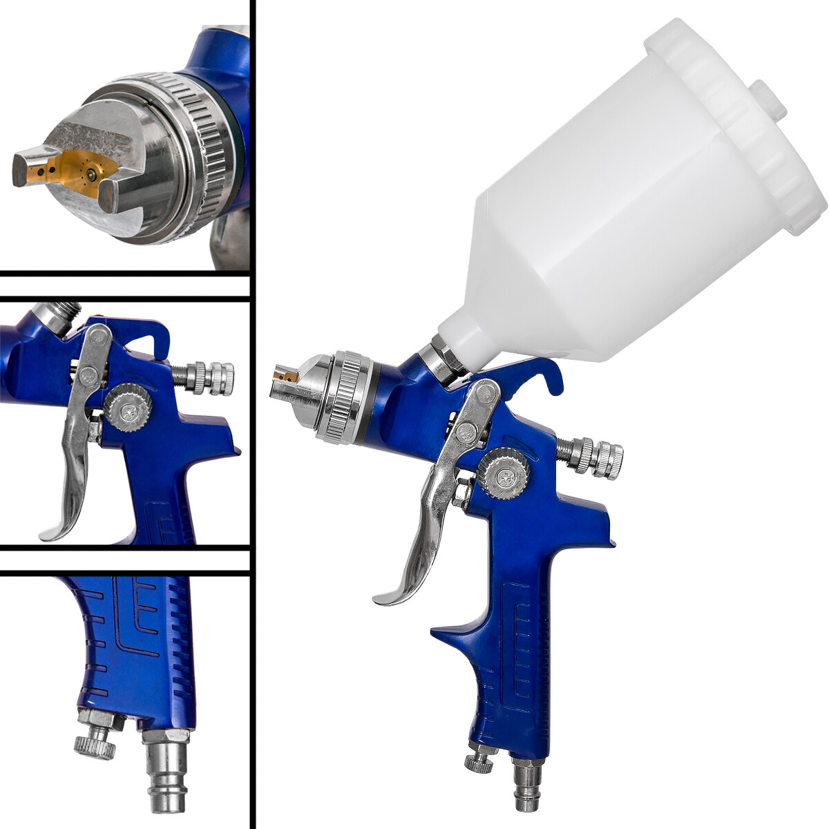 Mini Spritzpistole 0,5mm Düse - Pneumatische Lackierpistole Für Auto & Holz