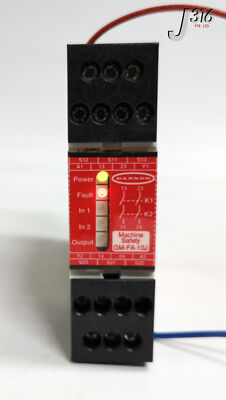 18003 BANNER MACHINE SAFETY RELAY (NEW IN OPEN BOX) GM-FA-10J