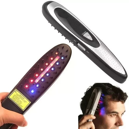 SPAZZOLA PETTINE LASER PER CAPELLI RICRESCITA TRATTAMENTO ANTI CADUTA VIBRAZIONE - Foto 2 di 8