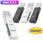 Memory Card Reader Multi USB 3.0 High Speed Adapter Flash Micro SD SDXC TF US
