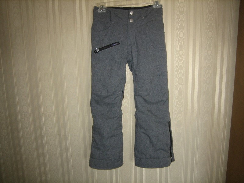obermeyer teen girls ski pants grey s (8)