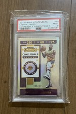 Lebron James 2019 Panini Contenders Conference Finals Ticket # /125 PSA 9 Mint