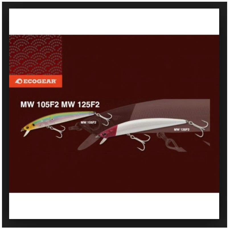 ECOGEAR MW105F2 #366 JDM Slow Floating Minnow Jerkbait — 第 2/2 张图片