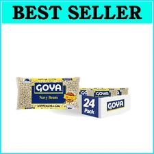 Bulk Pack of 24 Navy Beans, Each 16 Ounces - Hearty & Healthy Pantry Essential