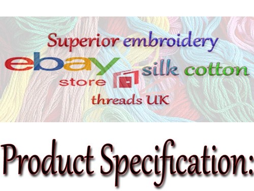 Large Skeins 100 Colours Hand Embroidery Thread skeins Floss Silk Rayon Stranded - Picture 12 of 12
