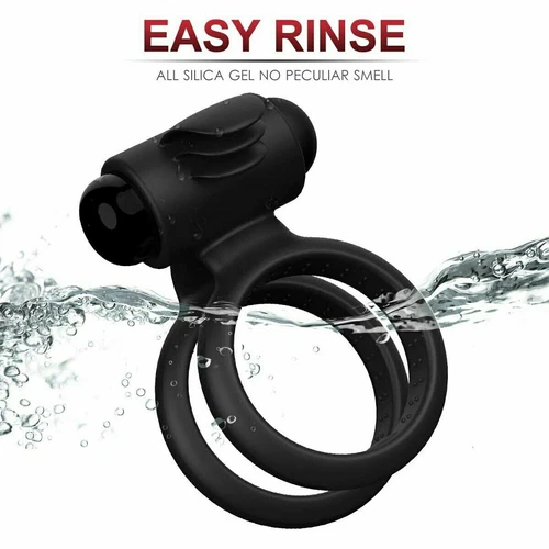 Men Penis Cock Ring Vibrator G-spot Dildo Massager Sex Toys For Women Couples - Picture 8 of 14