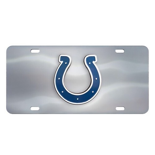 Indianapolis Colts Logo Diecast License Plate Tag - Bild 2 von 2