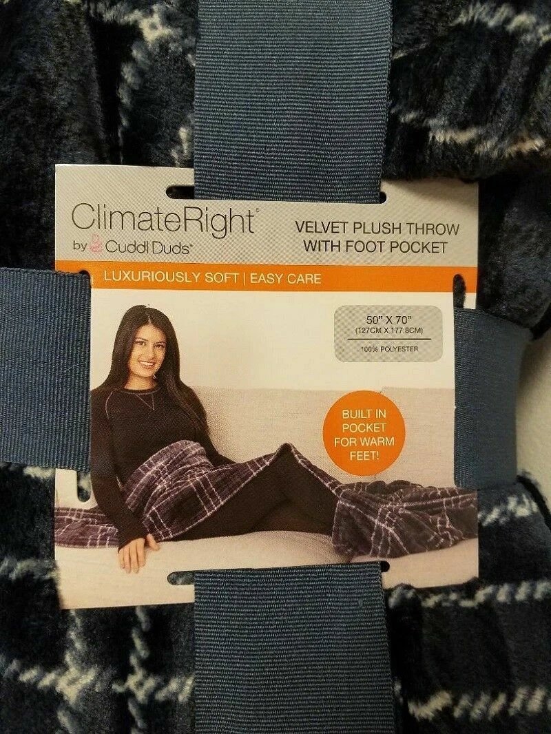 Cuddl duds foot pocket throw hot sale