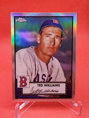 Ted Williams 2021 Topps Chrome Platinum Anniversary 614 Refractor 