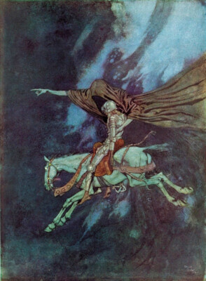 Edmund Dulac Eldorado 1909 17''x 22'' Archival Art Print