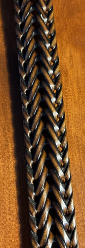 Dockers Men’s Braided Brown Leather Belt Size 40 11DP0414 - Picture 7 of 17