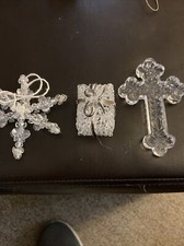 Lot Of 3 Glass Oraments