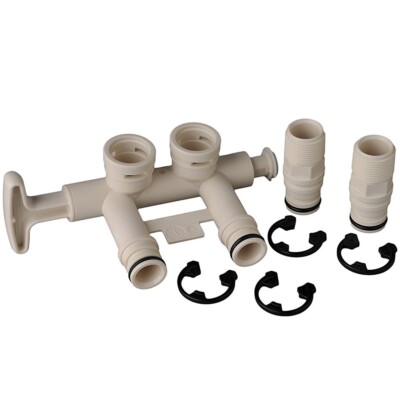 7345388 - Water Softener Bypass Kit with Adapters and Clips - Authentic OEM Kit