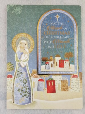 Möge das Wunder von Weihnachten Ihr Herz mit Wärme und Liebe Karte füllen.