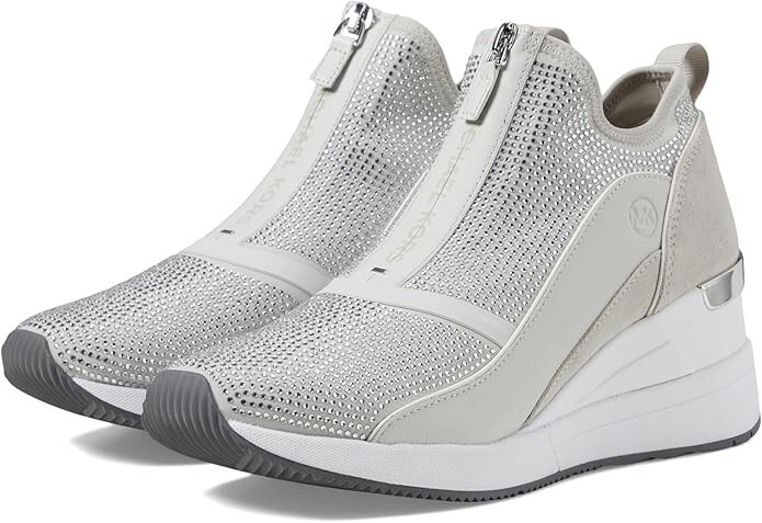 マーサ Michael Kors Z88113* Women's Grey/Silver Spencer Wedge