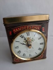 Orologio quartz Sandersons- english breackfast tea -made in england contenitore