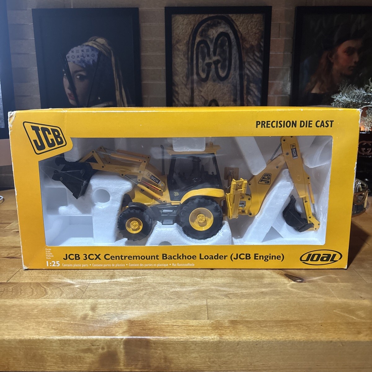 JOAL Precision Die Cast JCB 3CX Centremount Backhoe Loader JCB