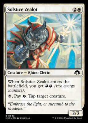Solstice Zealot (043) Modern Horizons 3 MH3 MTG Magic