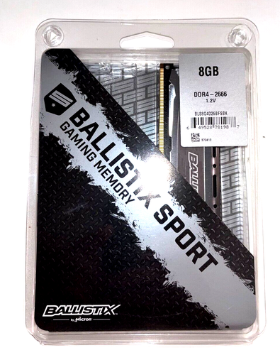 Crucial Ballistix Sport LT 2666 MHz DDR4 DRAM Laptop Gaming Memory Single 8GB