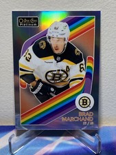 2023-24 O-Pee-Chee PLATINUM Hockey BRAD MARCHAND #R-35 RETRO RAINBOW SP