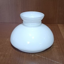 Abat Jour, Globe Ou Applique En Opaline Blanche, Forme Champignon, Vintage 