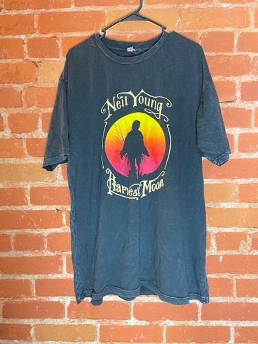 Neil Young Harvest moon T Shirt vintage 