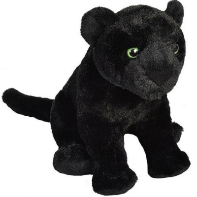 WILD REPUBLIC CUDDLEKINS 12'' (30cm) SCHWARZER JAGUAR PLÜSCHTIER WEICHES KUSCHELTIER TEDDYBÄR