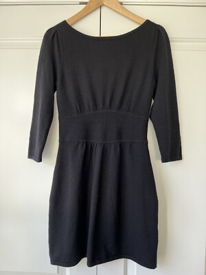 Express Sweater Dress Black Size S With Zipper