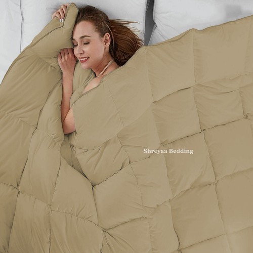 3 PCs Comforter Set Down Alternative 400 GSM Egyptian Cotton Multiple Colors - Picture 143 of 312