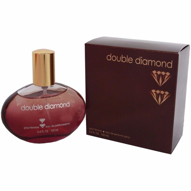 DOUBLE DIAMOND PERFUME FOR WOMEN 3.4 OZ / 100 ML EDP SPRAY, NEW IN SEALED BOX eBay