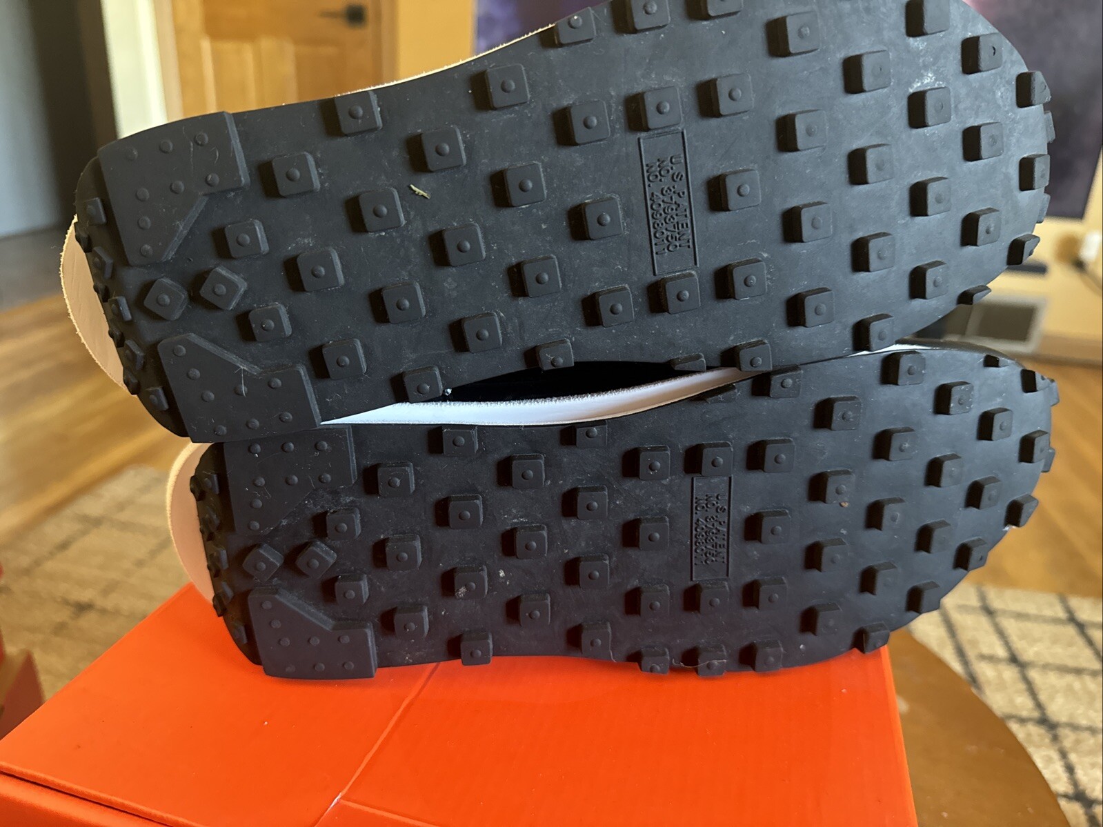 SACAI X NIKE Taglia 9 5 Nike sacai x LDWaffle nylon nero