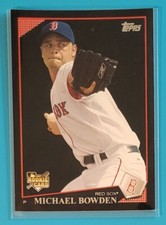 2009 Topps Walmart Black Rookie #267 Michael Bowden Boston Red Sox Baseball Card