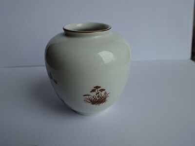 Rosenthal Vase, handkoloriert, ( M. G ??? )