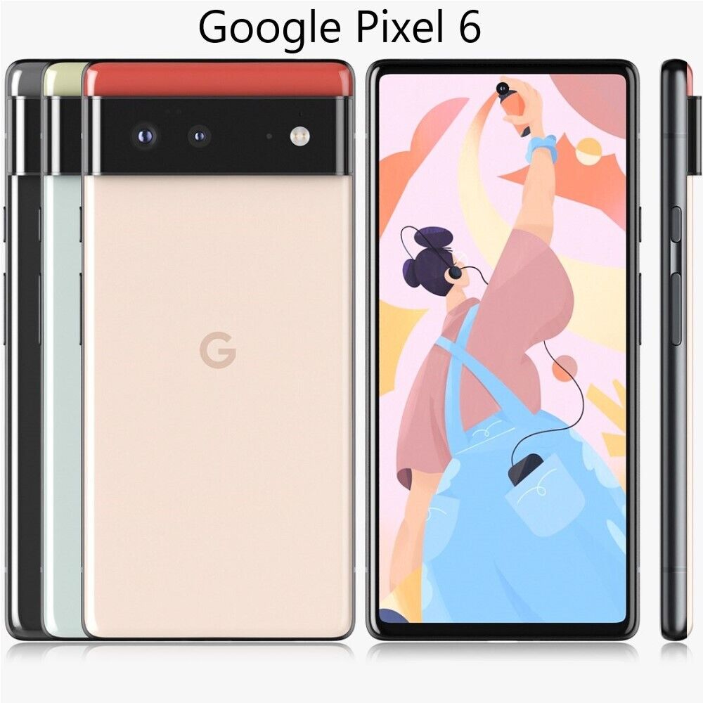 Google Pixel 6 | 6a | 6 Pro - 128 GB (Unlocked) Smartphone Google Pixel 6 | 6a | 6 Pro - 128 GB (Unlocked) Smartphone
