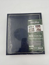 Pioneer 100 Fast-Stick Pages Magnetic Photo Album Dark Blue