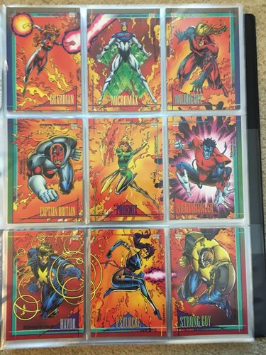 1993 Marvel Universe Series 4 Trading Cards COMPLETE BASE SET, #1-180 - SkyBox - Picture 5 of 12