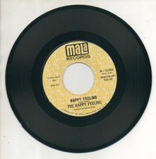 THE HAPPY FEELING 45 RPM Promo Record "HAPPY FEELING" / IF THERE'S A THOUGHT" M