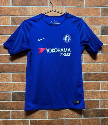 CHELSEA LONDON 2017/2018 #3 MARCOS HOME SHIRT JERSEY NIKE SIZE YOUTH XL XLB BOYS