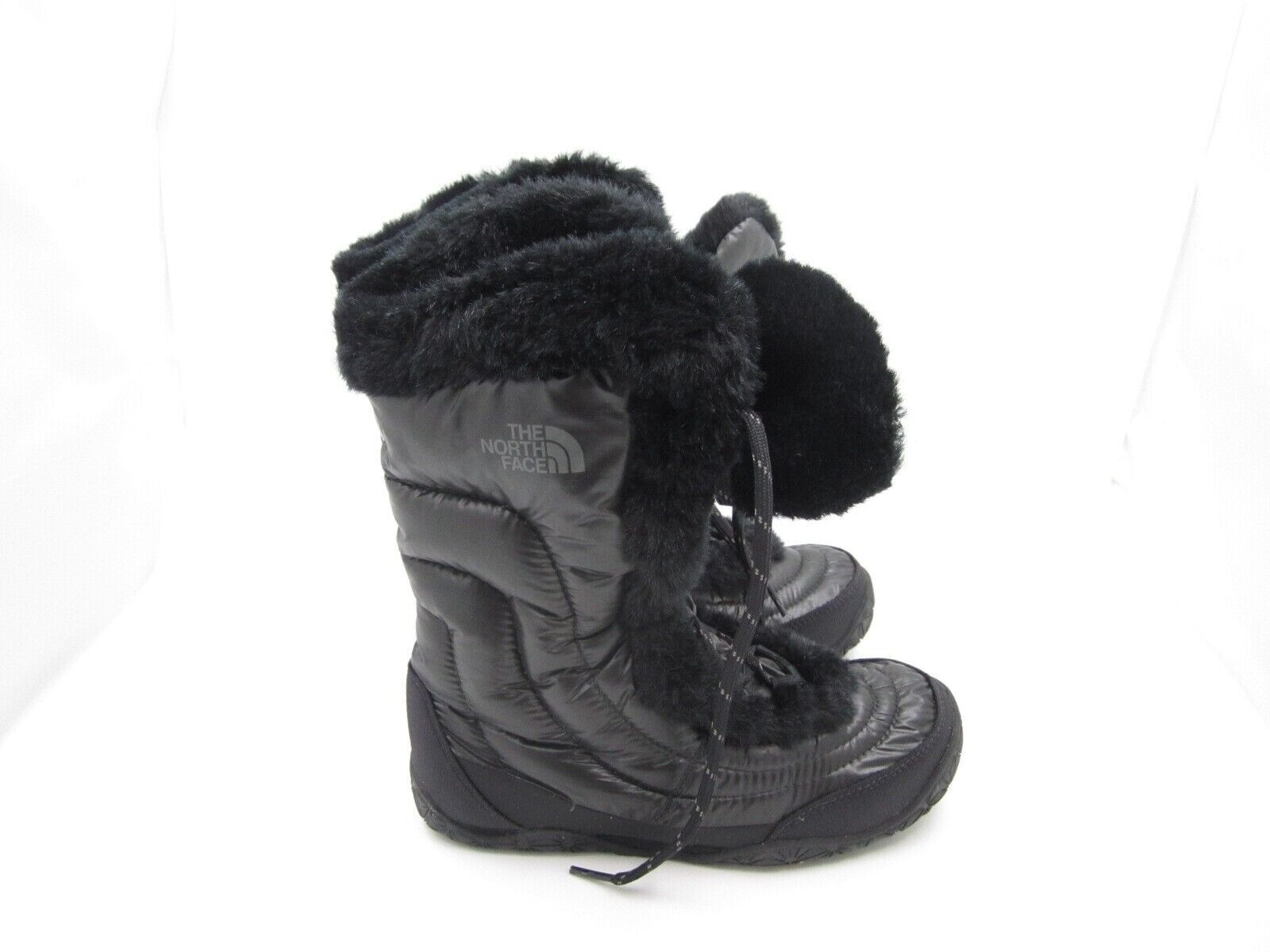 Women's The North Face Goose Down Nutse Fur IV Winter Black Botts Sz 5.5US thumbnail 9