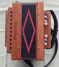 Hohner Frontini Melodeon Accordion One Row. D. Gig Bag.