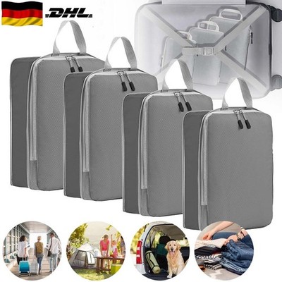 Reise Koffer-Organizer Packtaschen Kleidertaschen Packwürfel Set 4-teilig Urlaub