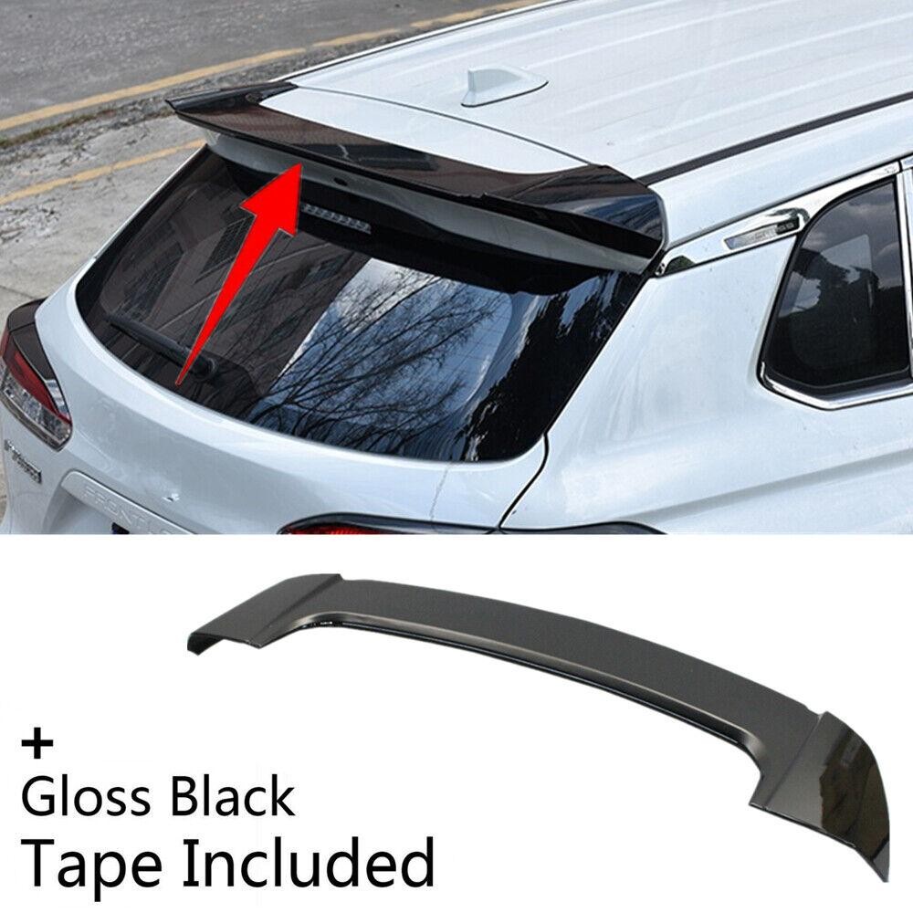 2022-2024 Corolla Cross Black ABS Roof Spoiler Rear Window Lip Trim
