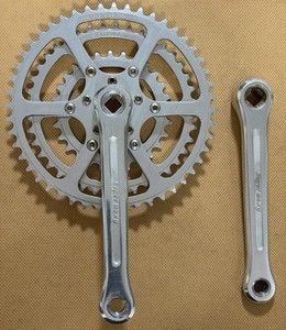 Sugino super maxy クランクアーム シルバー 左右セット Sugino super