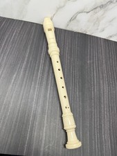 Yamaha 3-Piece Plastic Recorder Flute Instrument Japan Ivory Color