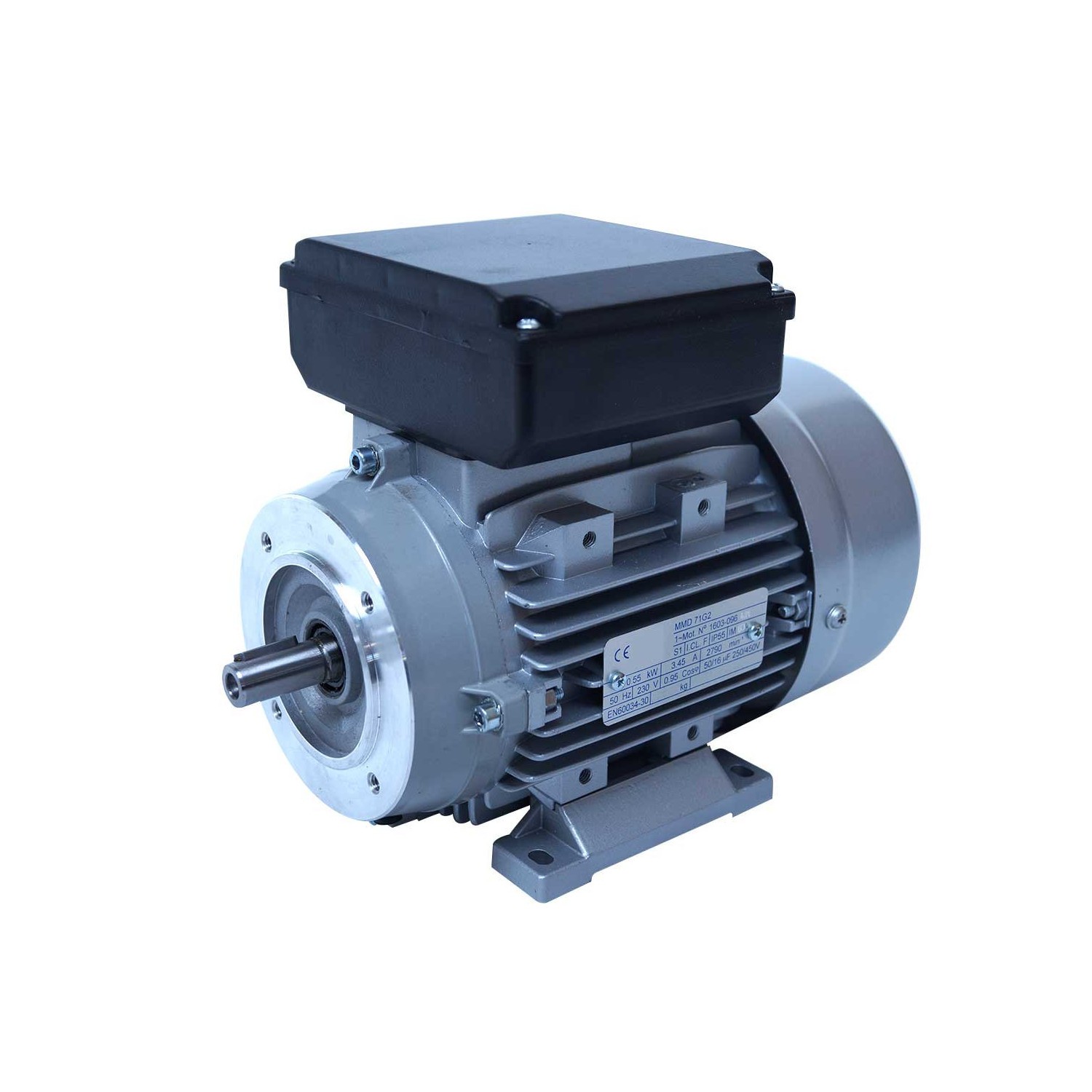 Moteur monophasé 220V 0.37kw à couple stable pour compresseur