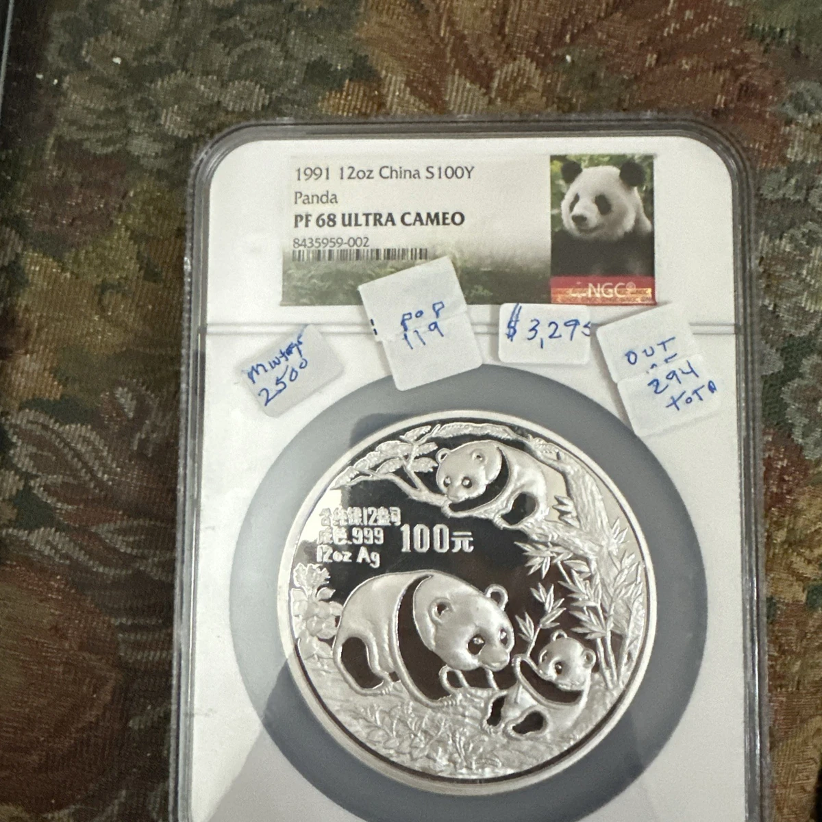 9/13.14.16 れびん様 Silver NGC 100 Yuan Denomination Republic of China Coins (1949-Now