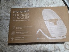 Munchkin Bouncer  Rocker Premium Seat Cover Replacement Slate Blue Machine Wash