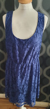 Inspire Blue Lace Fully Lined Dress Size 22
