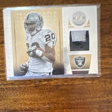 2013 Panini Certified Darren McFadden #30 Gold Prime patch  /25 Oakland Raiders