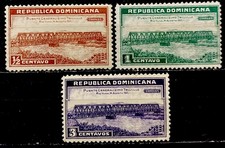 Dominican Republic 1934. SC# 292-294. Mint HOG & NG